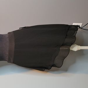 Forever 21 M Black Asymmetrical Skirt